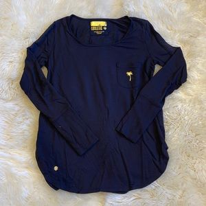 Lilly Pulitzer Luxletic top - Black XS - excellent condition!